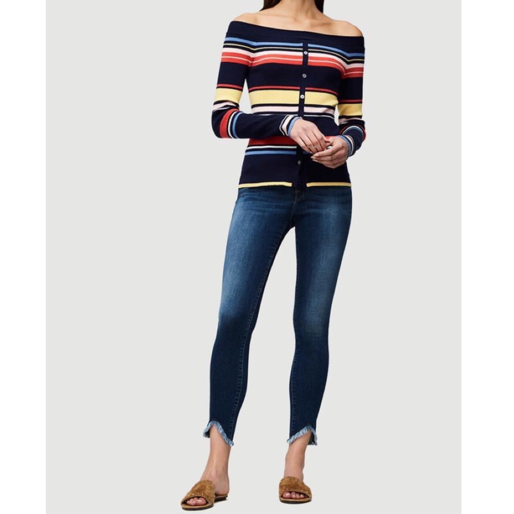 FRAME Denim Le High Skinny Triangle Hem Jeans